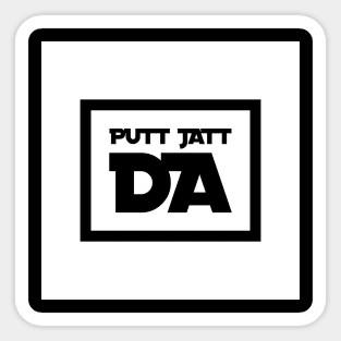 Putt Jatt Da translated means Son of a Farmer Sticker